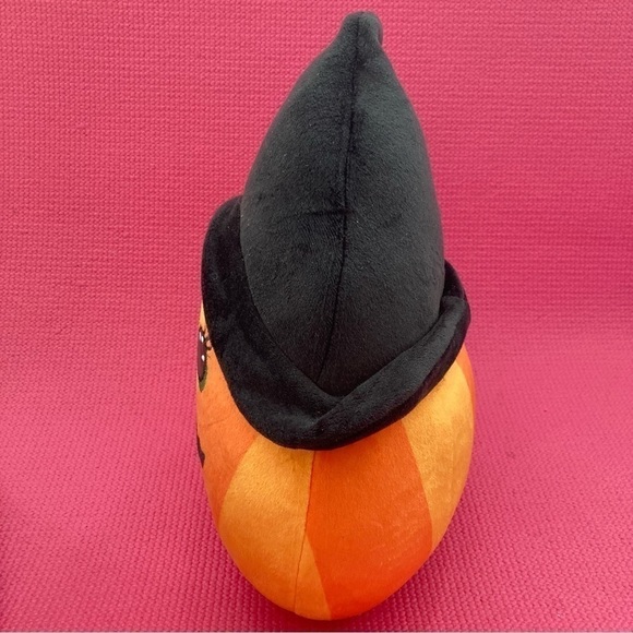 Ramona TY Squish-A-Boos Squishy Plush  Stuffed Toy Halloween Pumpkin 10” - Picture 4 of 8